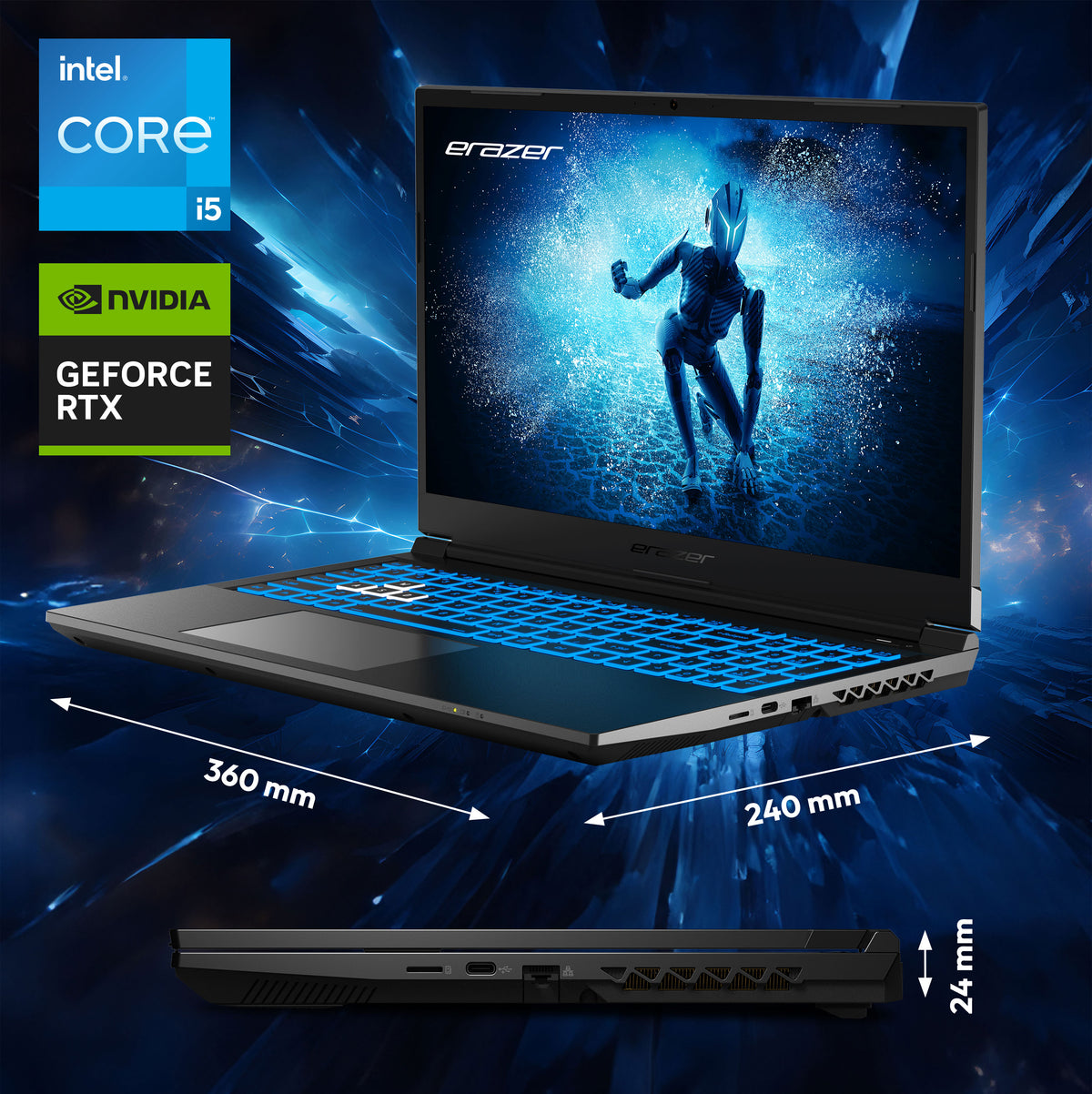 ERAZER Deputy P60 1TB i5 (Refurbished)