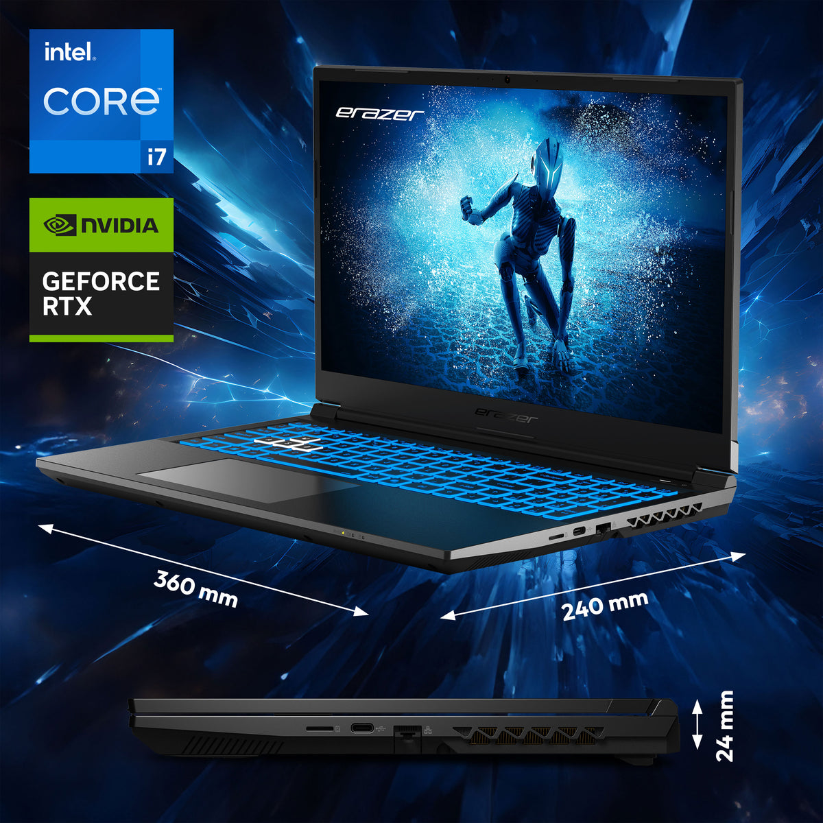 ERAZER Deputy P60 1TB i7 (Refurbished)