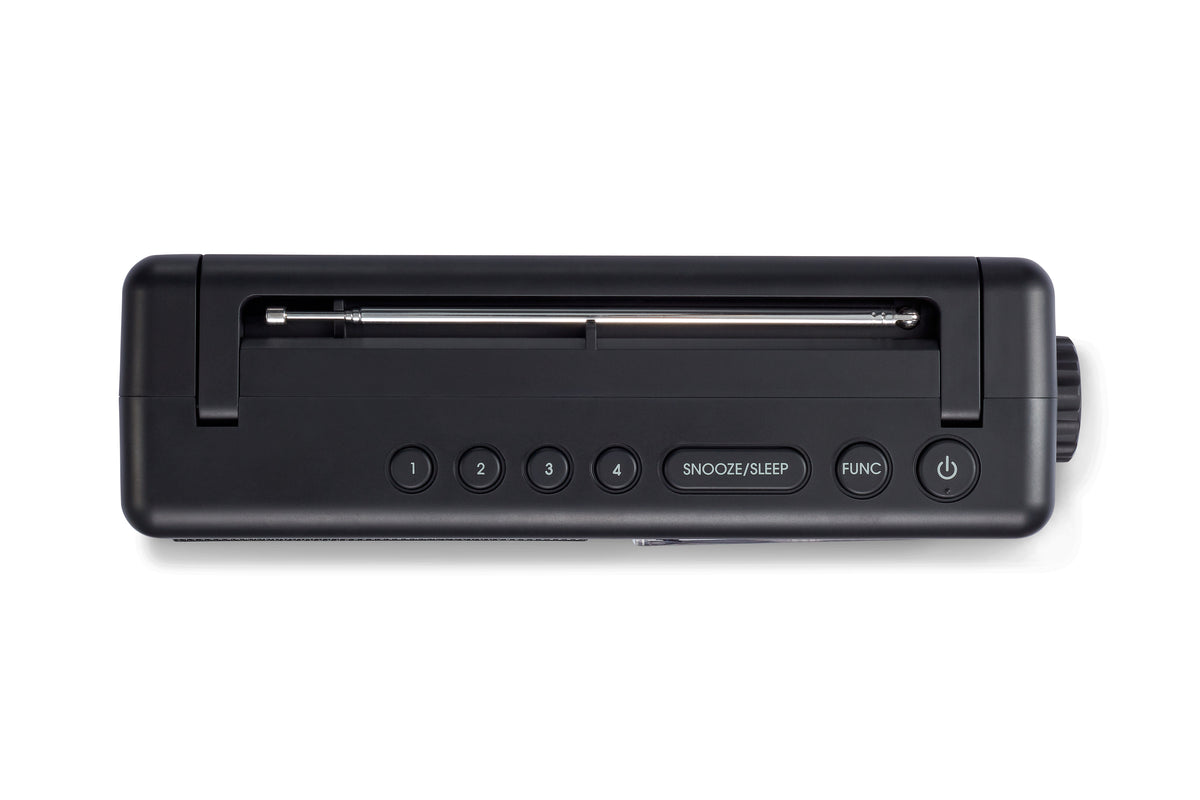 Medion Long Distance Radio in Black Top View