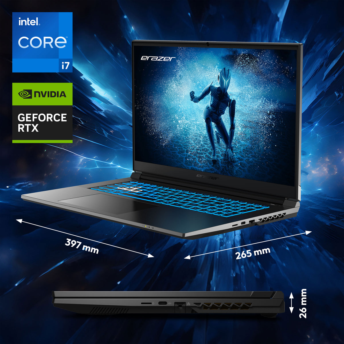 ERAZER Defender P50 1TB i7